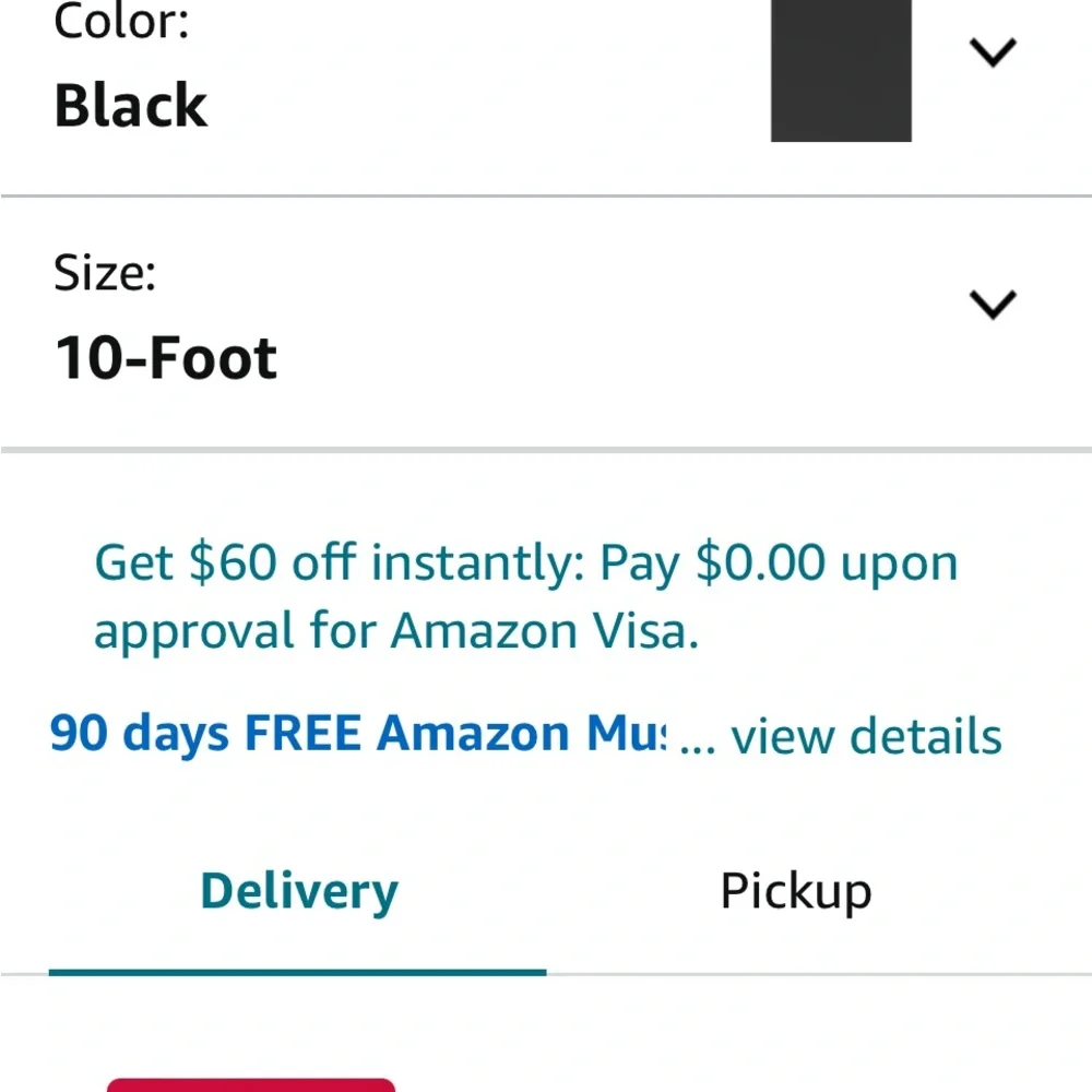 Brand new 10' long USB-C cord.